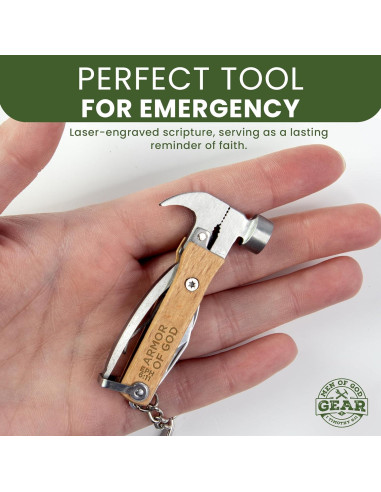 Llave de Multiherramienta 5-en-1 Logos Trading Post - Herramienta Cristiana