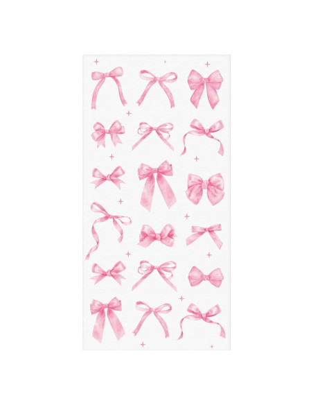 Toalla de Playa R HORSE Rosa con Lazo 76.2 x 152.4 cm Microfibra