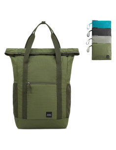 Mochila Plegable Impermeable G4Free 40L Verde Militar