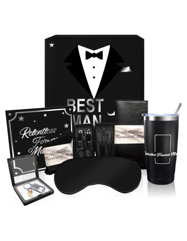 Caja de Regalo para Hombres LYHOME - Cumpleaños, 20oz, Negro