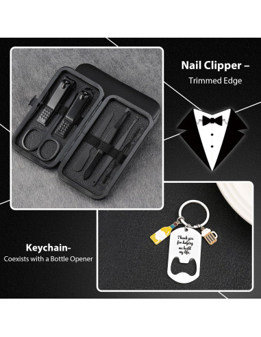 Caja de Regalo para Hombres LYHOME - Cumpleaños, 20oz, Negro