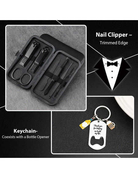 Caja de Regalo para Hombres LYHOME - Cumpleaños, 20oz, Negro