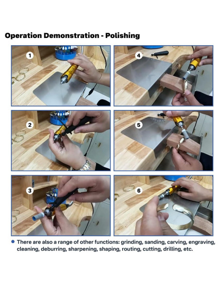 Amoladora Rotativa 780W CTISMICE con Eje Flexible y 105 Accesorios