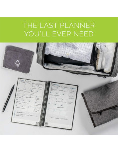 Planificador Reutilizable Panda Rocketbook Ejecutivo Negro 15.2x22.4 2