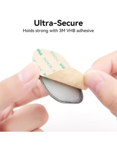 Paquete de 2 Soportes Adhesivos para Airtag DDJ - Funda Negra 2