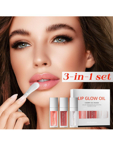 Aceite Labial Voluminizador 3 Colores Loobexery 105g