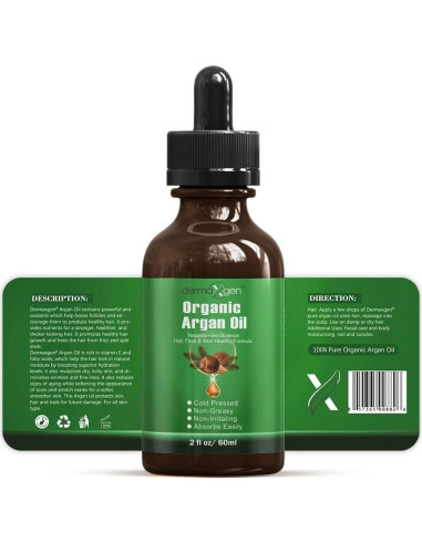Aceite de Argán 100% Orgánico Marroquí 118 ml - Antienvejecimiento
