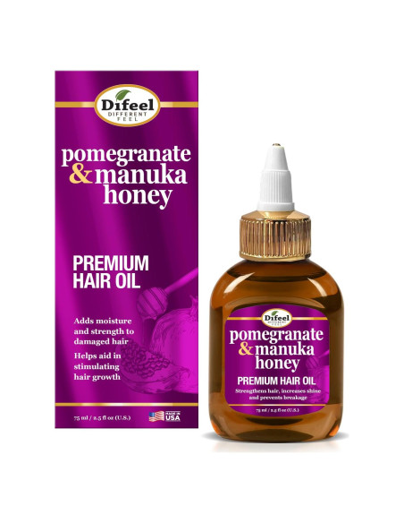 Aceite Capilar Difeel Granada & Miel de Manuka 75 ml - Hidratante y Fortalecedor Aceite Capilar Difeel Granada & Miel de Manuka 75 ml - Hidratante y Fortalecedor