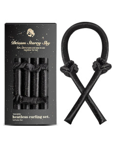 Juego de Rulos de Satén Sin Calor KUTDEP - Rizos Suaves