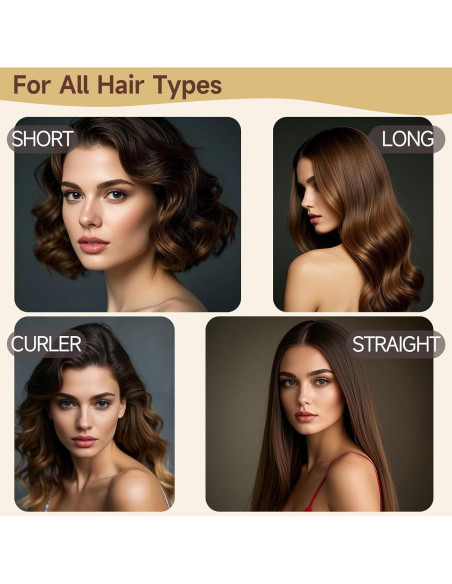 Juego de Rulos de Satén Sin Calor KUTDEP - Rizos Suaves