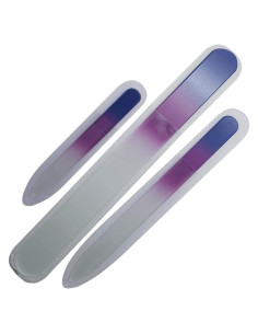 Set de 3 Limás de Uñas de Cristal P2P Nails - Azul