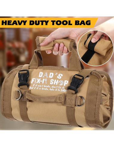 Bolsa de Herramientas Enrollable Hillban Caqui 35x11cm