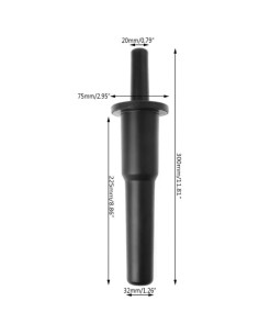 Tamper para Licuadora TQEONKL Negro 300mm Accesorio BPA Free 2