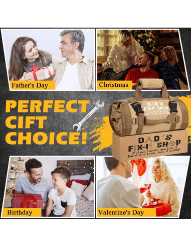 Bolsa de Herramientas Enrollable Hillban Caqui 35x11cm