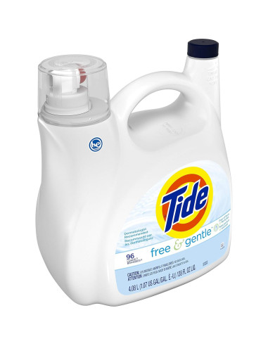 Detergente líquido para ropa Tide Free & Gentle 4.1 L
