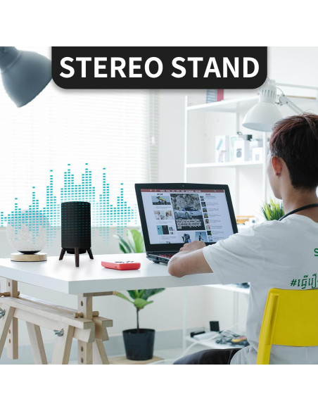 Soporte de Altavoz de Madera Shinar para Sonos Era 100 - Negro