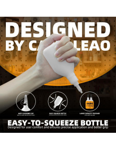 Pegamento CA Super CAMALEAO 130g Viscosidad Espesa 2610 PSI 2