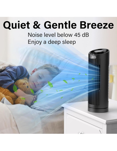 Ventilador de Torre JRD FTS005 de 33 cm Oscilante 3 Velocidades