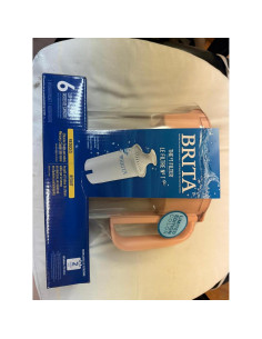 Filtro de Agua Brita Metro Pitcher 1.42L Rosa Libre de BPA 2