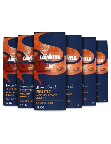 Café Molido Lavazza Mezcla Casa Perfetto 6x340g 100% Arábica