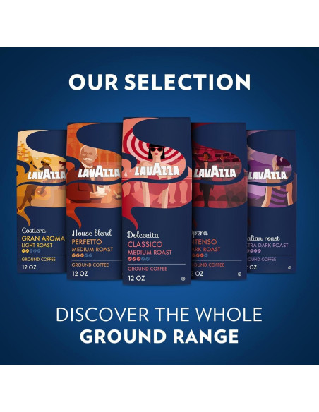 Café Molido Lavazza Mezcla Casa Perfetto 6x340g 100% Arábica