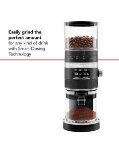 Molino de Café KitchenAid KCG8433 Negro Mate 283g 2