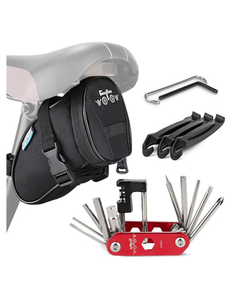 Kit de Herramientas 14 en 1 WOTOW para Bicicleta con Bolsa