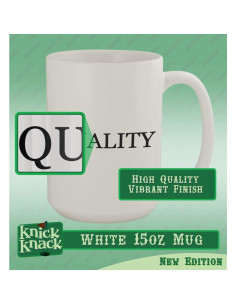 Taza de Cerámica Blanca 425g Knick Knack Gifts Apta Microondas 2