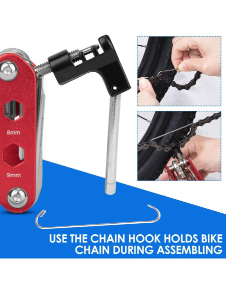 Kit de Herramientas 14 en 1 WOTOW para Bicicleta con Bolsa