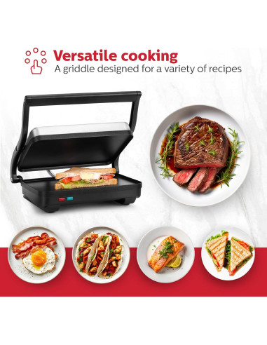 Plancha Eléctrica Holstein Housewares para Sándwiches 31.4x15.2cm