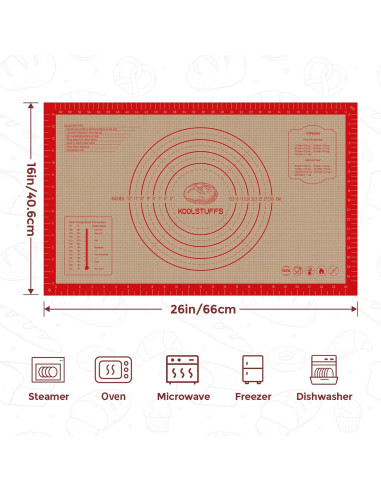 Alfombrilla de Silicona Koolstuffs 66x41cm Antideslizante