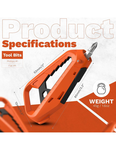 Multiherramienta TACTICA M.100 17 en 1 Acero Inoxidable Ligera