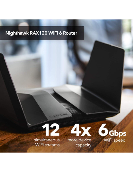 Router NETGEAR Nighthawk AX6000 Doble Banda 12 Flujos 325 m Router NETGEAR Nighthawk AX6000 Doble Banda 12 Flujos 325 m