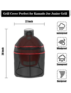 Cubierta para Parrilla Vankey Kamado Joe Junior 55.88 cm 2