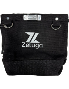 Bolsa de Herramientas de Lona Zeluga 28 oz Negra con Cierre 2