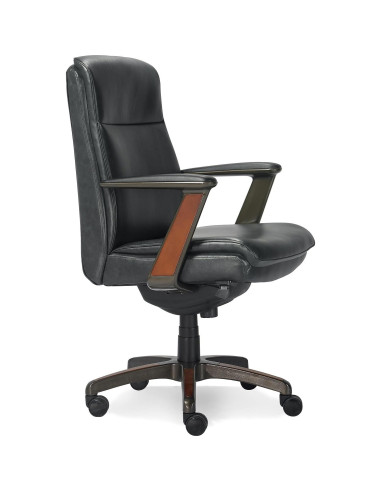 Silla de Oficina Ergonómica La-Z-Boy Dawson Negra Ajustable