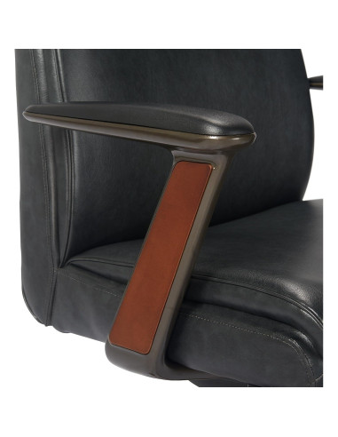 Silla de Oficina Ergonómica La-Z-Boy Dawson Negra Ajustable