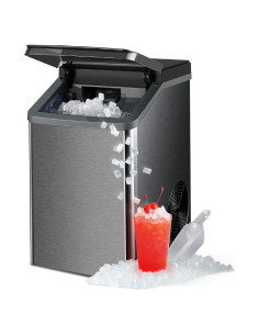 Fabricante de Hielo Gevi IMND0-BK0A1 Nugget 18kg/día Gris