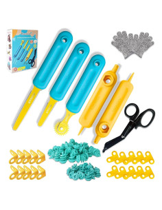 Kit de Herramientas de Cartón Kizzikids 149 PCS para Niños 5+