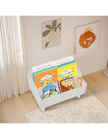 Estantería Montessori PHOENANCEE para Niños Pequeños - Almacenamiento de Libros