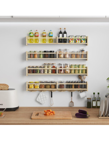 Estantería Flotante para Niños Dixryaus 86 cm Madera Clara