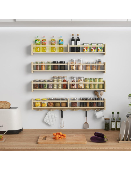 Estantería Flotante para Niños Dixryaus 86 cm Madera Clara