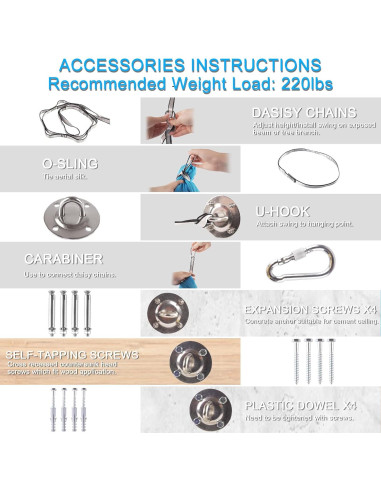 Columpio Sensorial PADIMAT para Niños 279.4x154.9cm Rosa