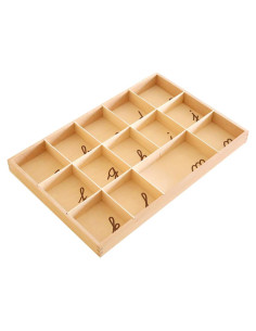 Caja de Alfabeto Móvil Mediana Montessori Outlet - Solo Caja
