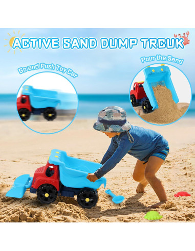 Mesa de Agua Wideland Camión Volquete para Niños 3+ Años