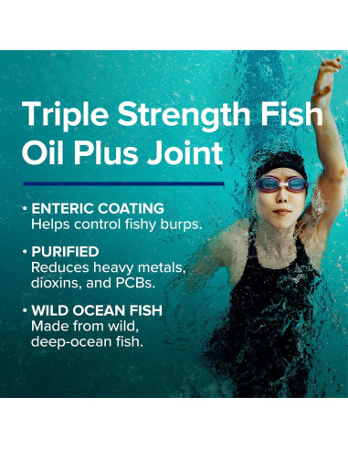GNC Aceite de Pescado Triple Fuerza 1000mg Omega 3 Articulaciones