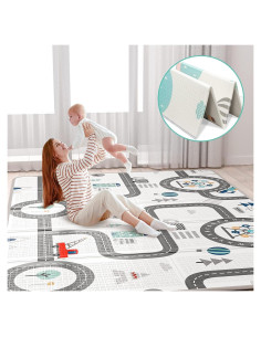 Alfombra de Juego FLAGAV 200x150cm - No Tóxica e Impermeable