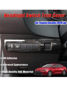 Cubierta de Panel de Interruptor de Faro BOYUER para Toyota Corolla 2020-2025 2