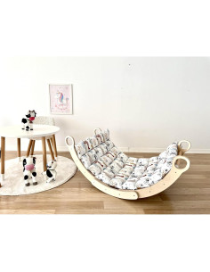 Juego Montessori Arco de Escalada y Almohada 70x120cm 2