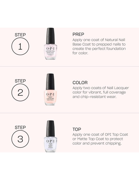 Esmalte de Uñas OPI Rosa Nude Claro 15ml Secado Rápido